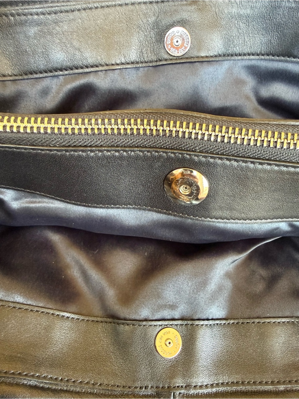 Coach Vintage Chelsea Jayden Black Leather Carryall Bag #17811 - Excellent! - Picture 8 of 15
